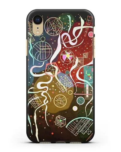 Чехол Движение I (Кандинский Василий) силиконовый для iPhone XR