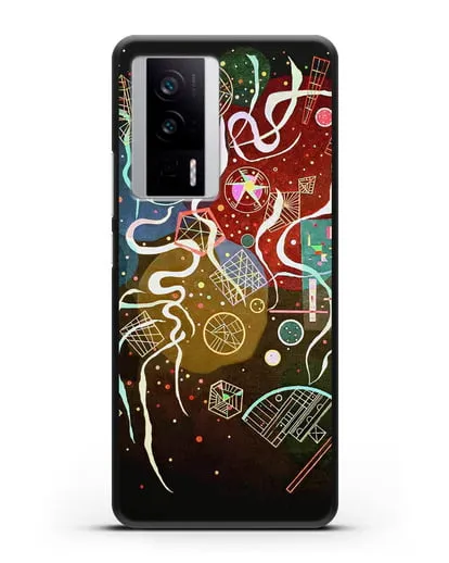 Чехол Движение I (Кандинский Василий) силиконовый для Xiaomi Poco F5 Pro