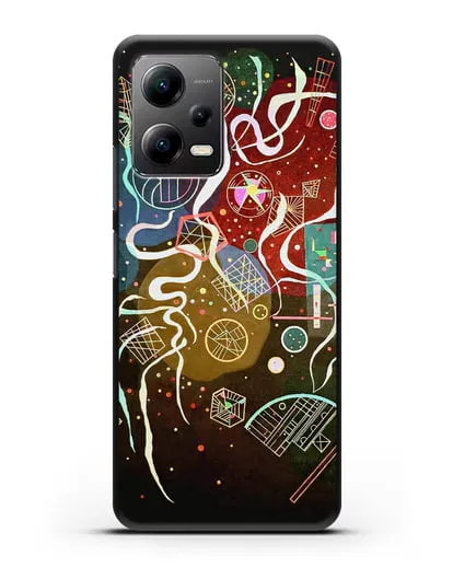 Чехол Движение I (Кандинский Василий) силиконовый для Xiaomi Poco X5