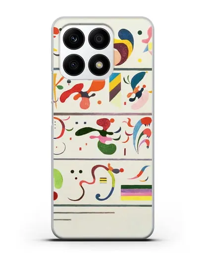 Чехол Последовательность (Кандинский Василий) силиконовый для Honor X8a