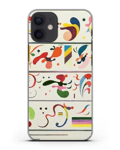 Чехол Последовательность (Кандинский Василий) силиконовый для iPhone 12 mini