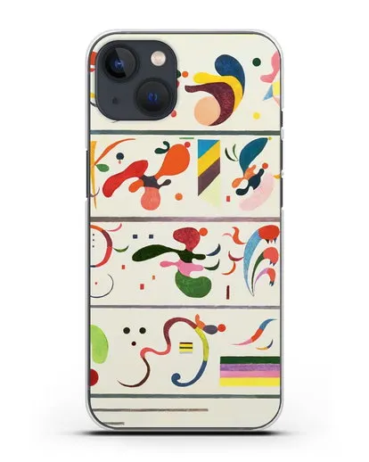 Чехол Последовательность (Кандинский Василий) силиконовый для iPhone 13 Mini