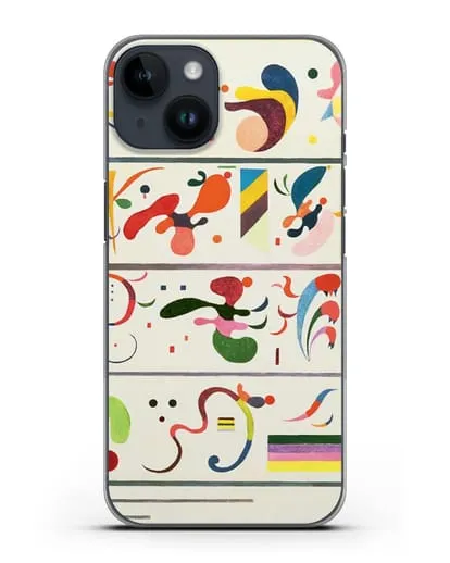 Чехол Последовательность (Кандинский Василий) силиконовый для iPhone 14