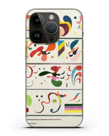Чехол Последовательность (Кандинский Василий) силиконовый для iPhone 14 Pro