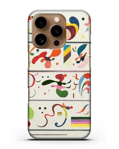 Чехол Последовательность (Кандинский Василий) силиконовый для iPhone 16 Pro