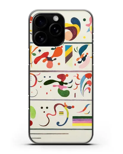 Чехол Последовательность (Кандинский Василий) силиконовый для iPhone 16 Pro Max