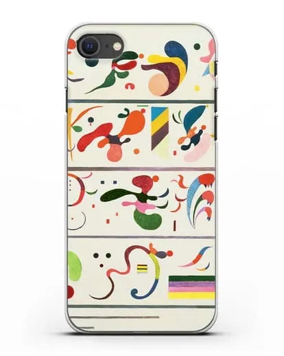 Чехол Последовательность (Кандинский Василий) силиконовый для iPhone SE 2020