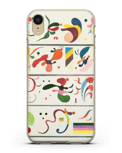 Чехол Последовательность (Кандинский Василий) силиконовый для iPhone XR