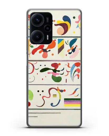 Чехол Последовательность (Кандинский Василий) силиконовый для Xiaomi Poco F5