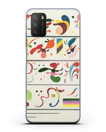 Чехол Последовательность (Кандинский Василий) силиконовый для Xiaomi Poco M3