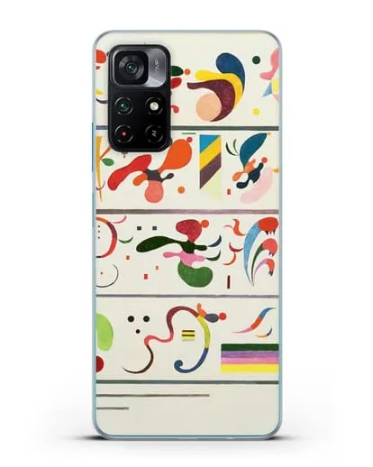 Чехол Последовательность (Кандинский Василий) силиконовый для Xiaomi Poco M4 Pro 5G
