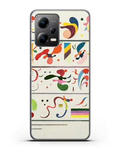 Чехол Последовательность (Кандинский Василий) силиконовый для Xiaomi Poco X5