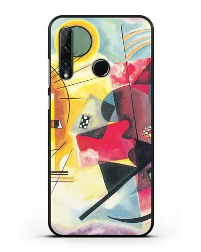 Чехол Желто-красно-синий (Кандинский Василий) силиконовый для Honor 20e