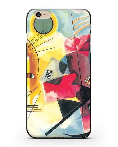 Чехол Желто-красно-синий (Кандинский Василий) силиконовый для iPhone 6s Plus