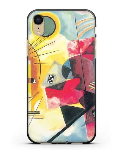Чехол Желто-красно-синий (Кандинский Василий) силиконовый для iPhone XR