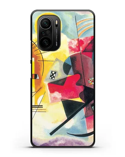 Чехол Желто-красно-синий (Кандинский Василий) силиконовый для Xiaomi Poco F3