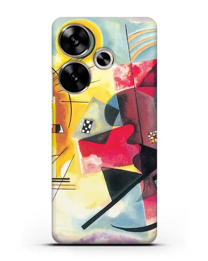 Чехол Желто-красно-синий (Кандинский Василий) силиконовый для Xiaomi Poco F6