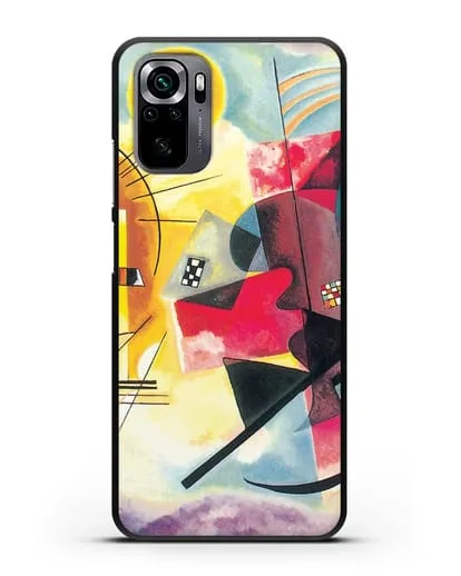 Чехол Желто-красно-синий (Кандинский Василий) силиконовый для Xiaomi Poco M5s