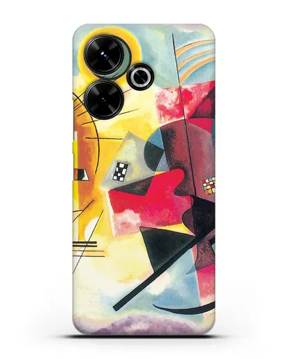 Чехол Желто-красно-синий (Кандинский Василий) силиконовый для Xiaomi Poco M6