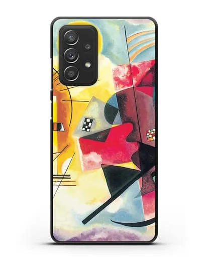 Чехол Желто-красно-синий (Кандинский Василий) силиконовый для Samsung Galaxy A53