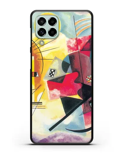 Чехол Желто-красно-синий (Кандинский Василий) силиконовый для Samsung Galaxy M53 [SM-M536]