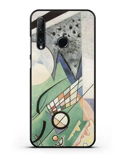 Чехол Зеленая композиция (Кандинский Василий) силиконовый для Honor 20e