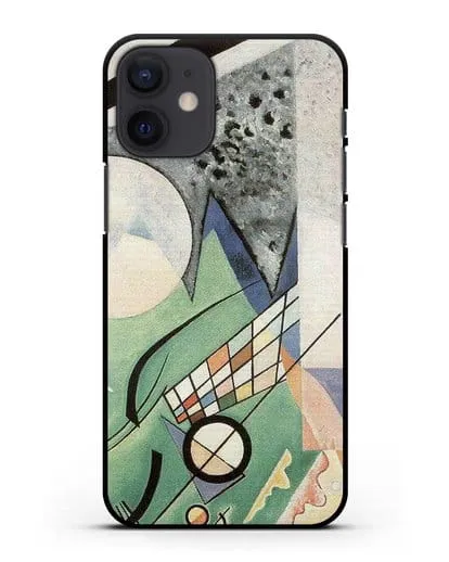 Чехол Зеленая композиция (Кандинский Василий) силиконовый для iPhone 12 mini