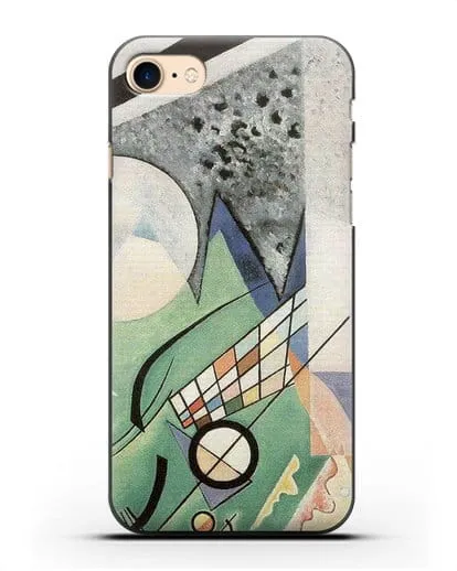 Чехол Зеленая композиция (Кандинский Василий) силиконовый для iPhone 7