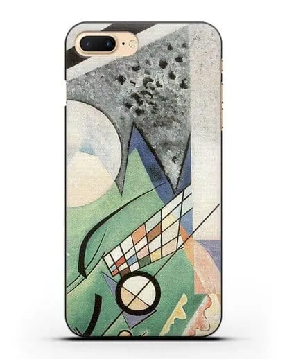 Чехол Зеленая композиция (Кандинский Василий) силиконовый для iPhone 7 Plus