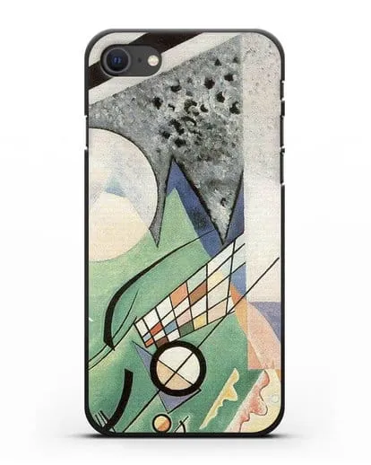 Чехол Зеленая композиция (Кандинский Василий) силиконовый для iPhone SE 2020