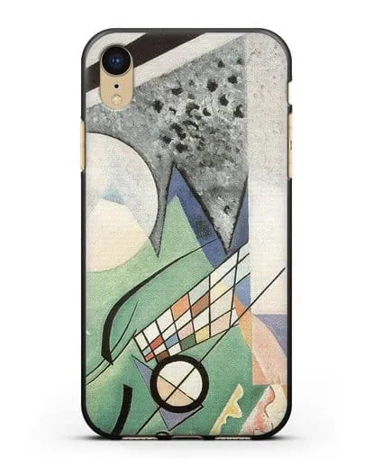Чехол Зеленая композиция (Кандинский Василий) силиконовый для iPhone XR