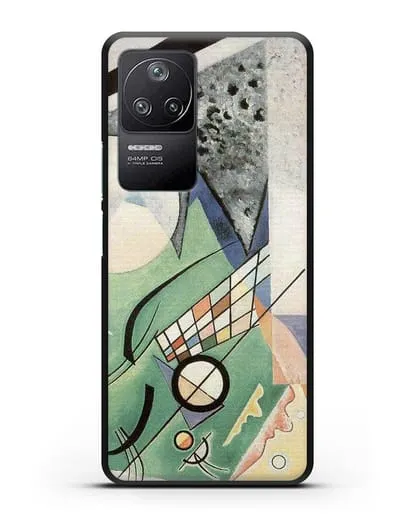 Чехол Зеленая композиция (Кандинский Василий) силиконовый для Xiaomi Poco F4