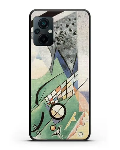 Чехол Зеленая композиция (Кандинский Василий) силиконовый для Xiaomi Poco M5