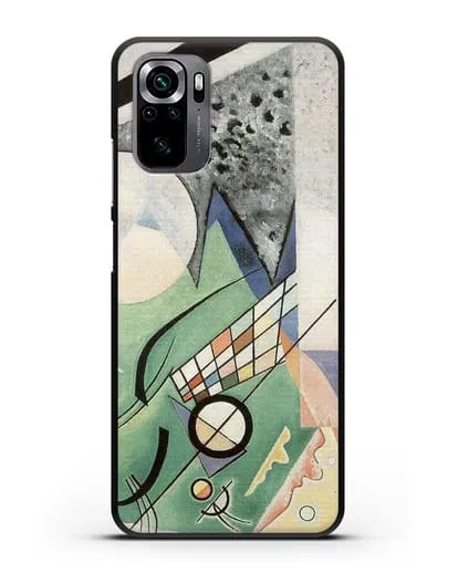 Чехол Зеленая композиция (Кандинский Василий) силиконовый для Xiaomi Poco M5s