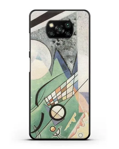 Чехол Зеленая композиция (Кандинский Василий) силиконовый для Xiaomi Poco X3