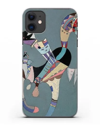 Чехол Плавающая фигура (Кандинский Василий) силиконовый для iPhone 11