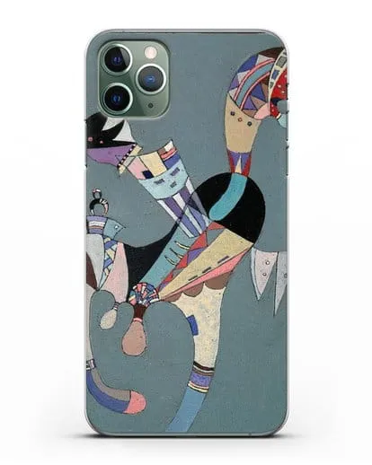 Чехол Плавающая фигура (Кандинский Василий) силиконовый для iPhone 11 Pro Max