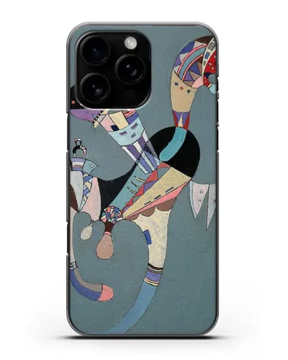 Чехол Плавающая фигура (Кандинский Василий) силиконовый для iPhone 16 Pro Max