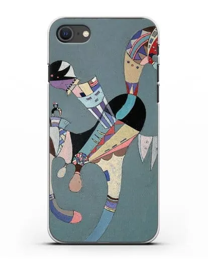 Чехол Плавающая фигура (Кандинский Василий) силиконовый для iPhone SE 2020