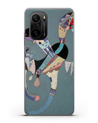 Чехол Плавающая фигура (Кандинский Василий) силиконовый для Xiaomi Poco F3