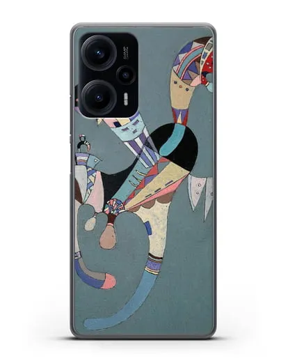 Чехол Плавающая фигура (Кандинский Василий) силиконовый для Xiaomi Poco F5
