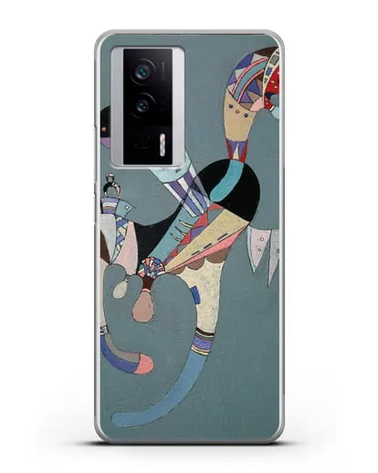 Чехол Плавающая фигура (Кандинский Василий) силиконовый для Xiaomi Poco F5 Pro