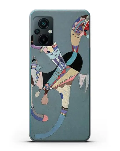 Чехол Плавающая фигура (Кандинский Василий) силиконовый для Xiaomi Poco M5