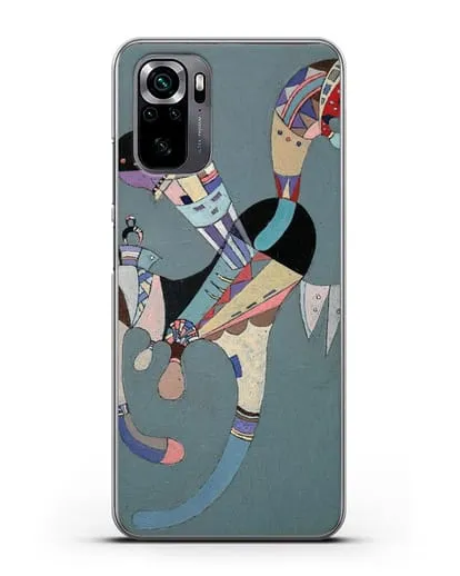 Чехол Плавающая фигура (Кандинский Василий) силиконовый для Xiaomi Poco M5s