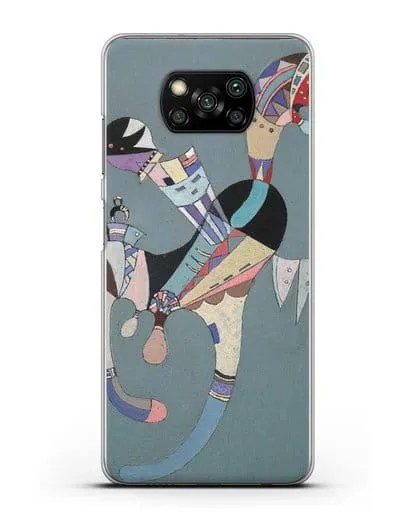 Чехол Плавающая фигура (Кандинский Василий) силиконовый для Xiaomi Poco X3