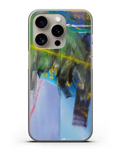 Чехол Облака (Рихтер Герхард) силиконовый для iPhone 15 Pro