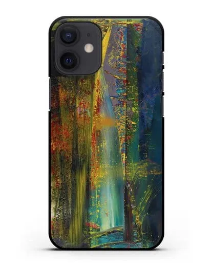 Чехол Абстрактная картина 599 (Рихтер Герхард) силиконовый для iPhone 12 mini