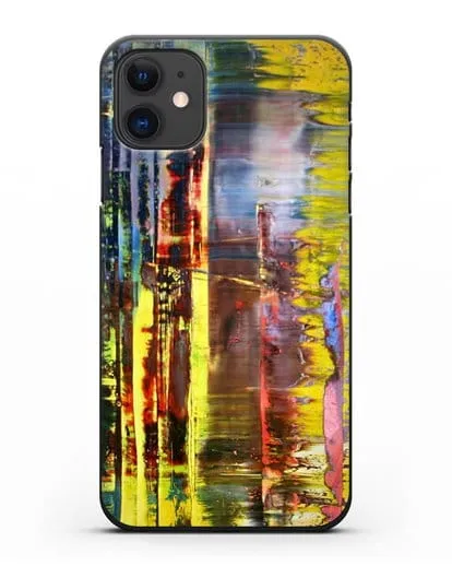 Чехол Абстрактная картина 780-1 (Рихтер Герхард) силиконовый для iPhone 11
