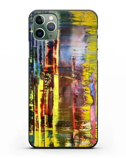 Чехол Абстрактная картина 780-1 (Рихтер Герхард) силиконовый для iPhone 11 Pro