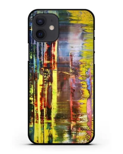 Чехол Абстрактная картина 780-1 (Рихтер Герхард) силиконовый для iPhone 12